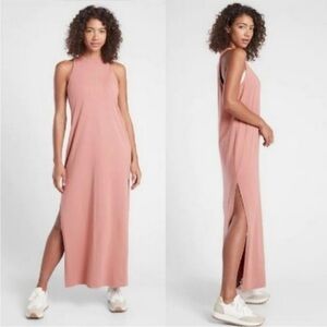 Athleta Destination Maxi Dress Palermo Pink Size Small